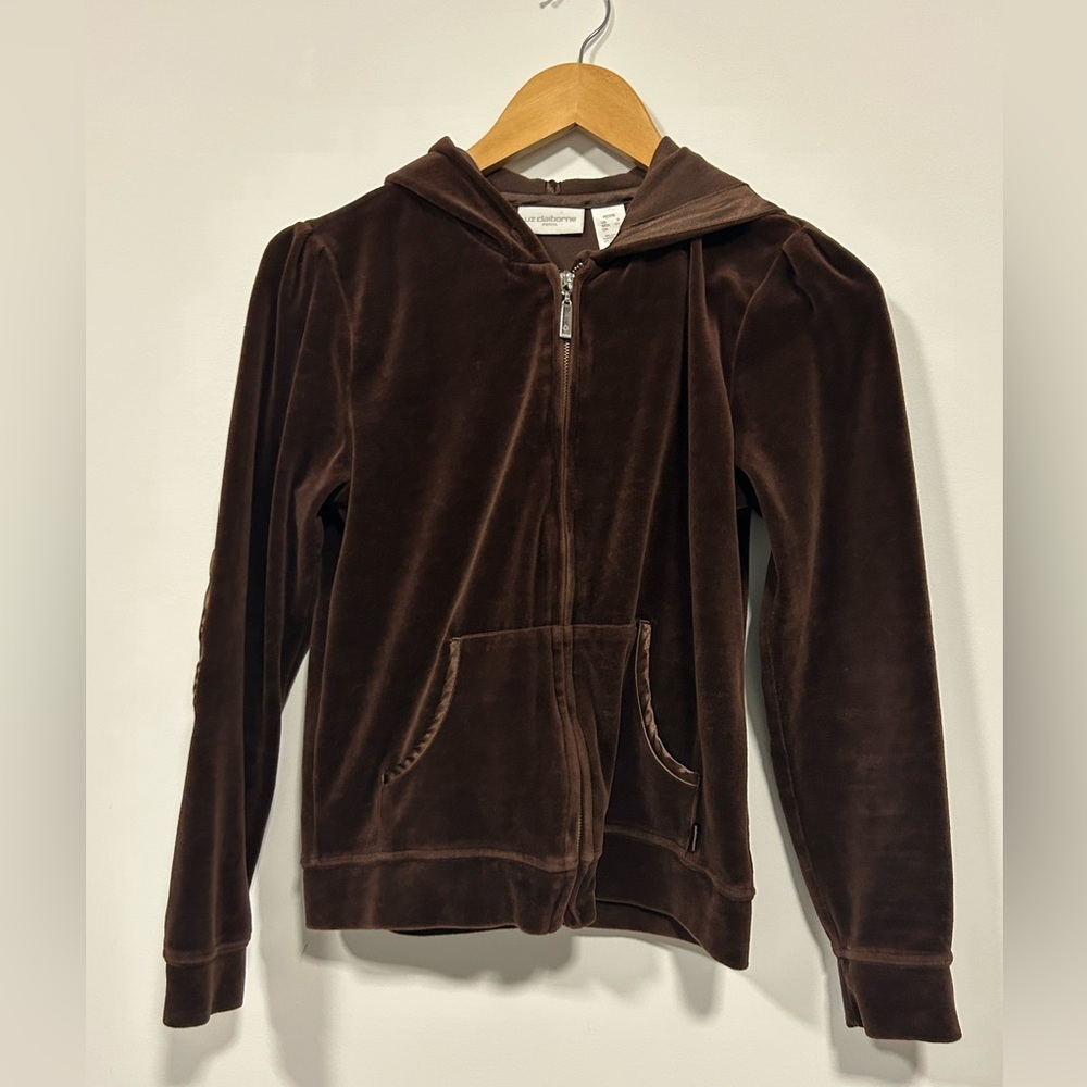 Liz Claiborne velour track suit